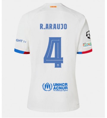 Barcelona Ronald Araujo #4 Replika Udebanetrøje 2023-24 Kortærmet